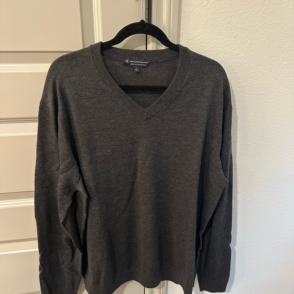 Hart Schaffner Marx Merino Wool Sweater